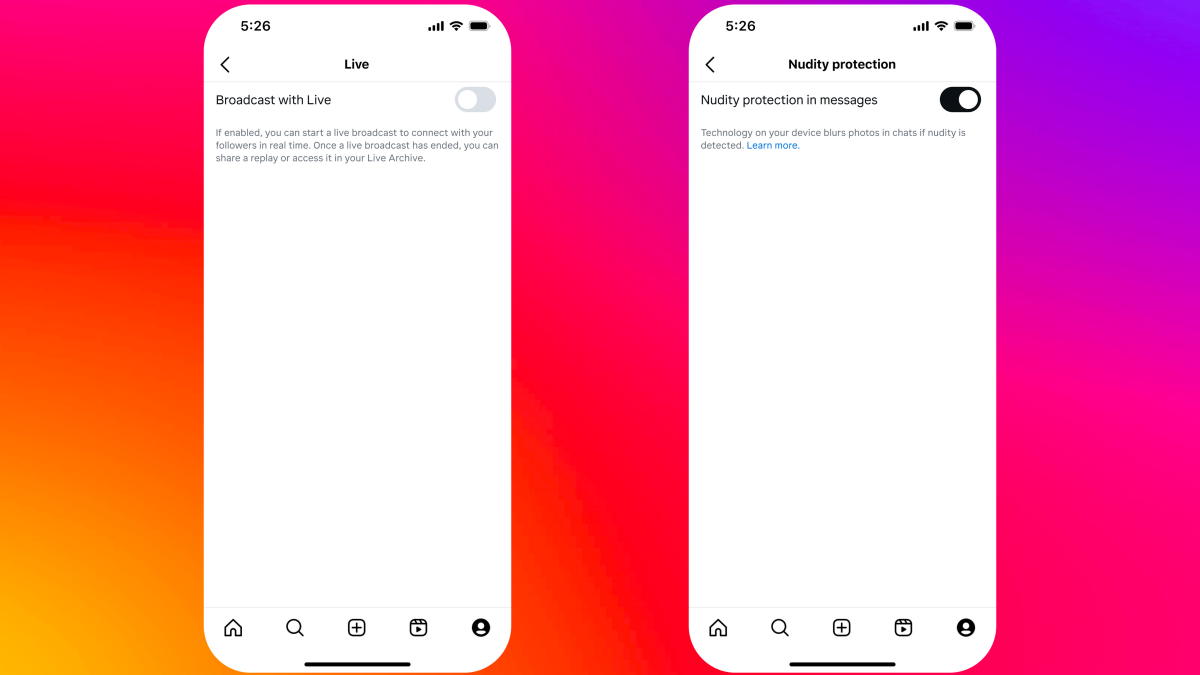 Teen safety features rolled out on Instagram and Facebook, Including Restrictions on Going Live
