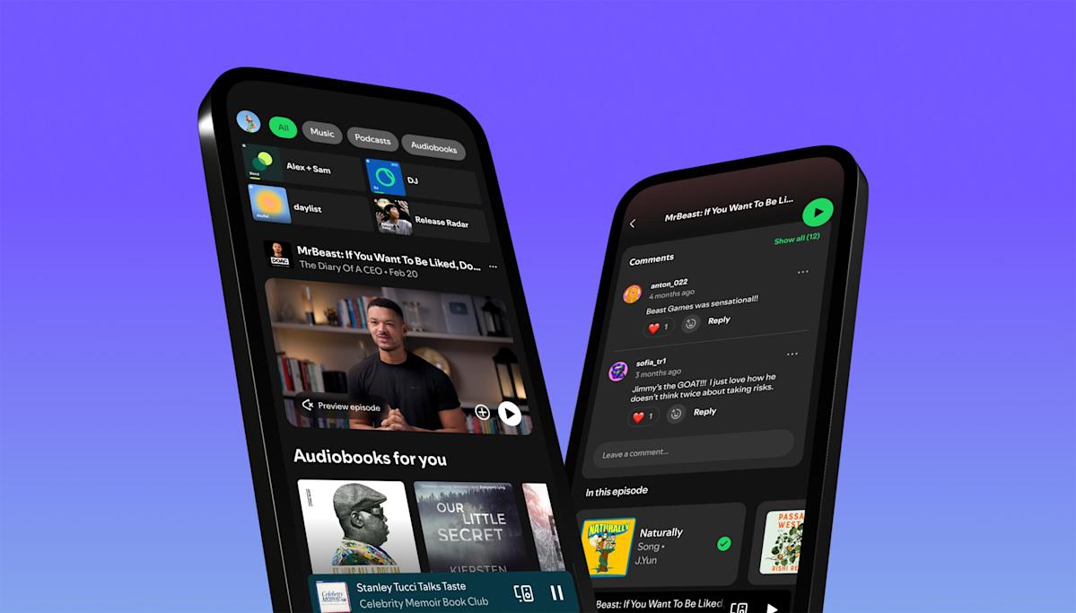 Spotify adds a 'following' feed and 'in this episode' section for podcasts