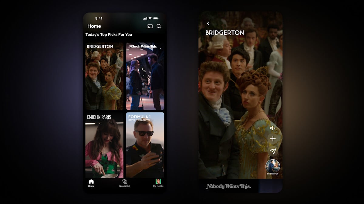 Netflix to Test Tiktok-Style Video Feed